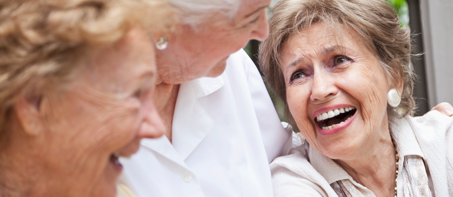 women laughing together